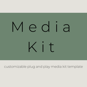 Pitch & Media Kit Template